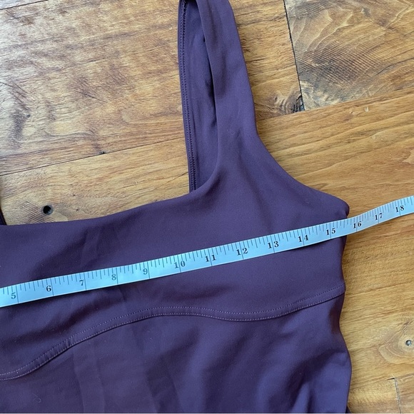 Fabletics PureLuxe Wide Leg Oxblood Burgundy Jumpsuit NWT size M reg - Picture 9 of 11